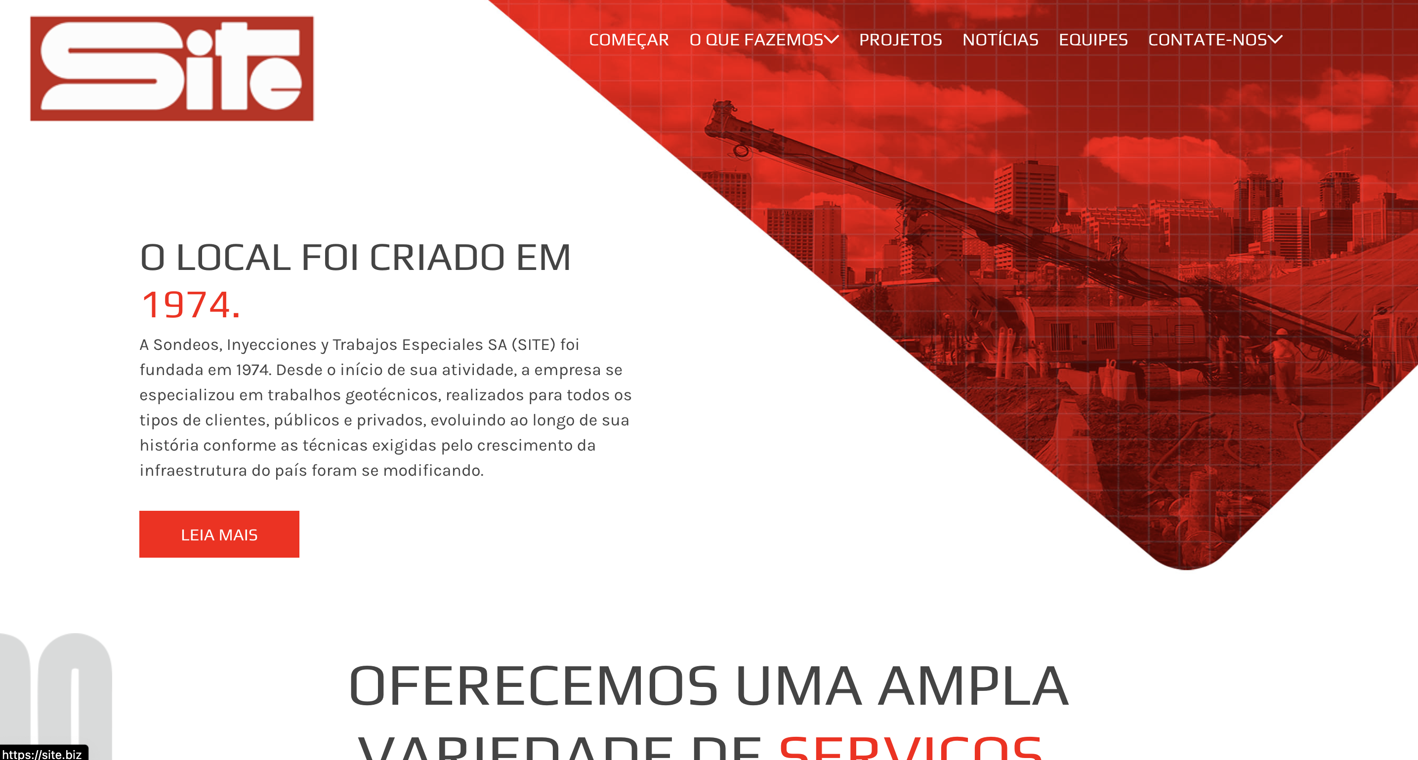 SITE website project
